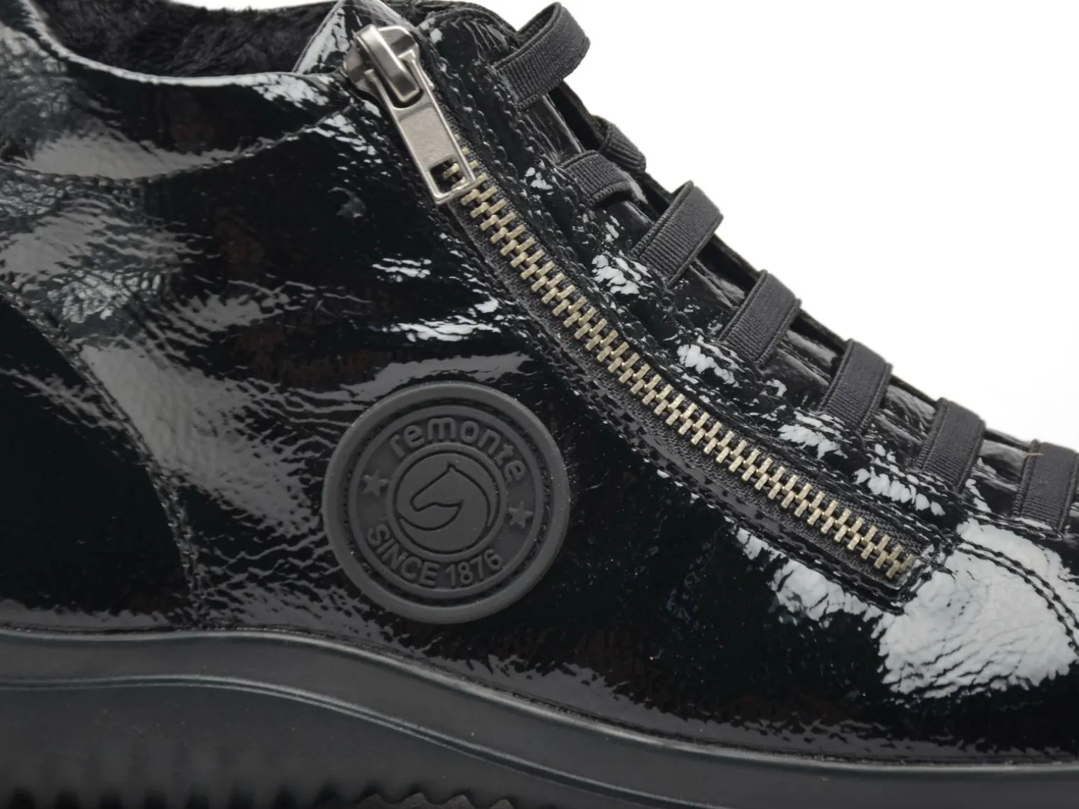 Remonte D1E70 Noir Basket Montante Femme