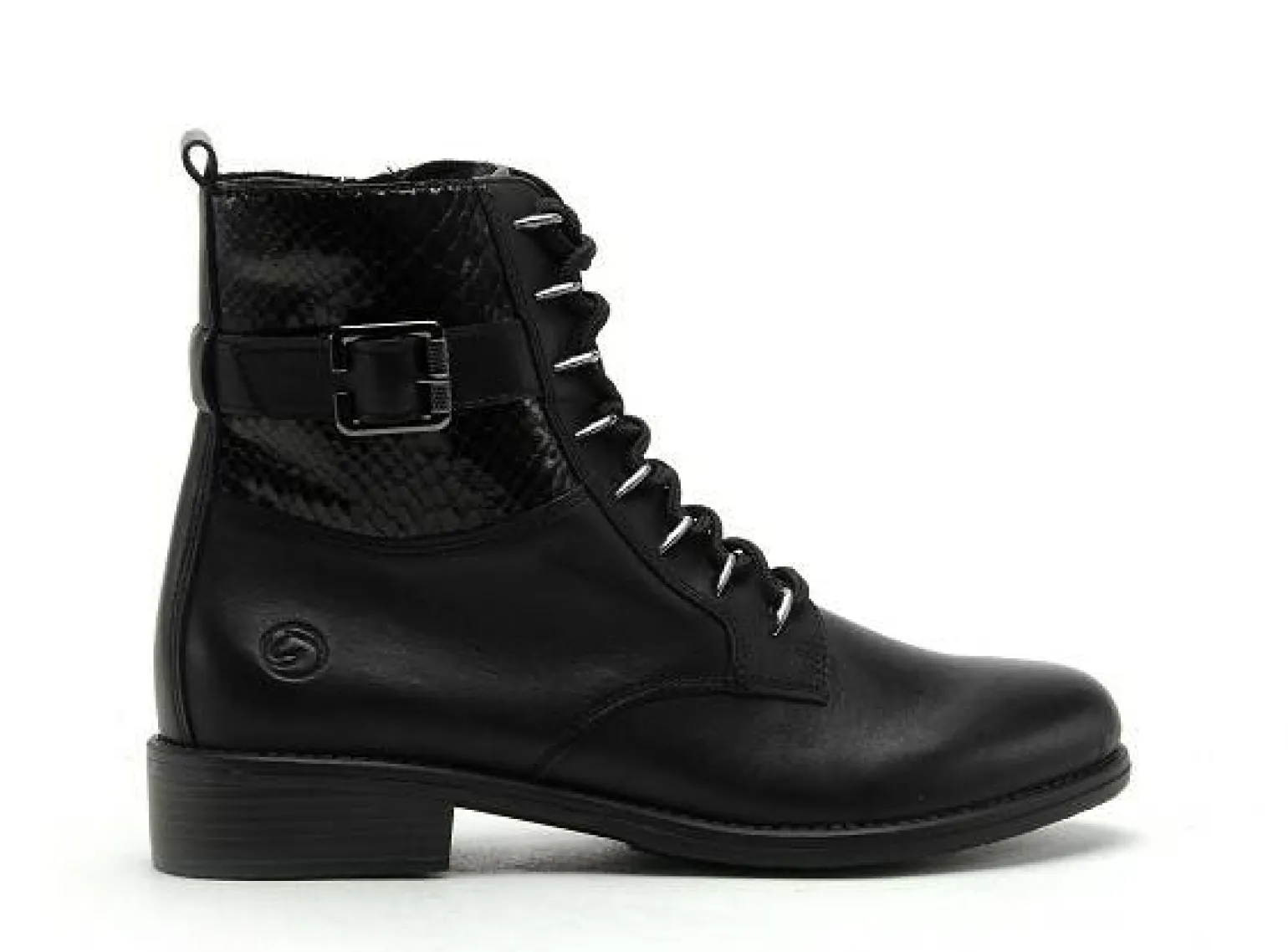 Remonte D0F72 Noir Boots et Bottines Plates Femme