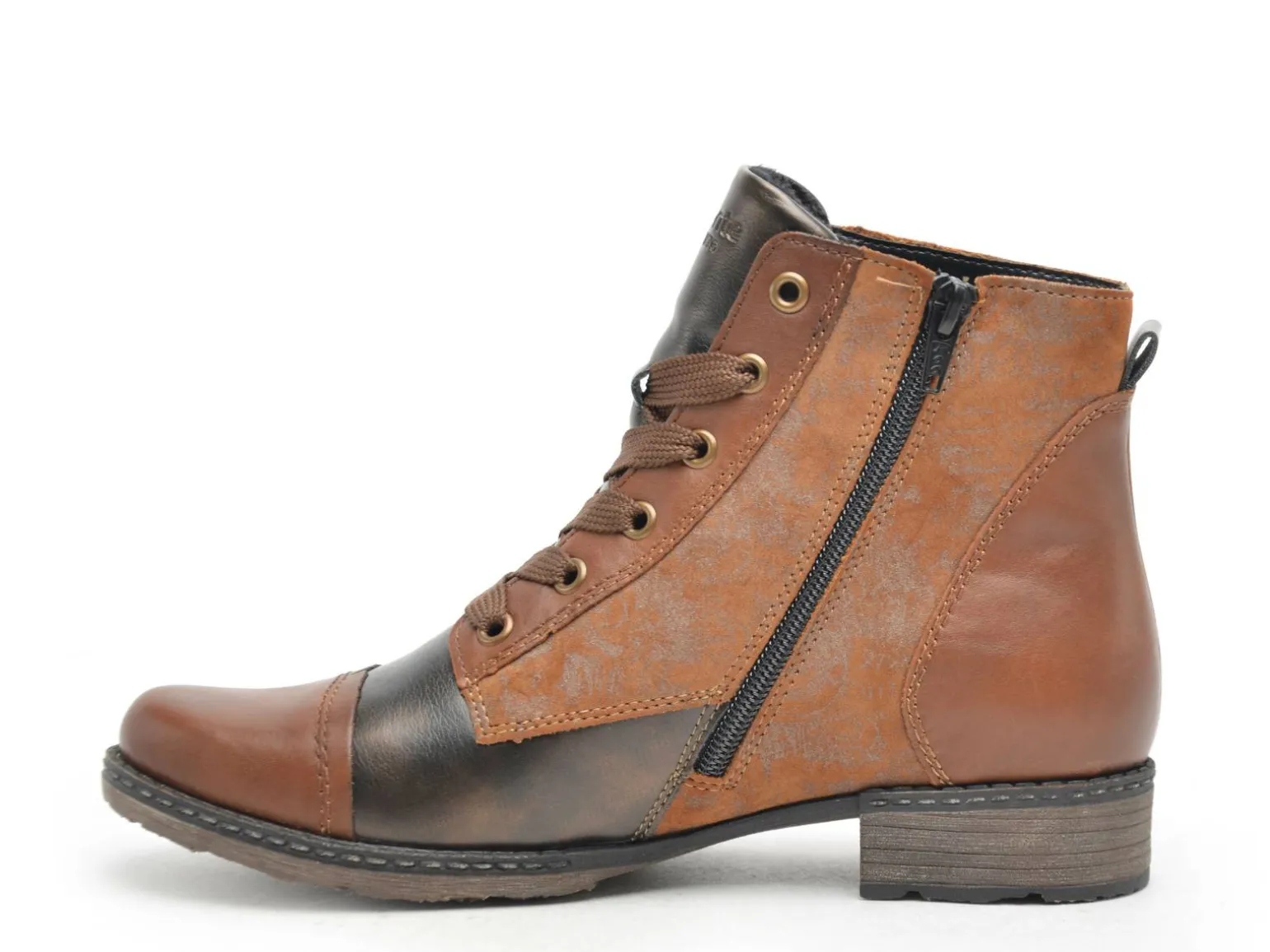 Remonte D4381 Marron Boots et Bottines Plates Femme