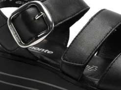 Remonte D3N50 Noir Sandales à Talons Femme