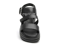 Remonte D3N50 Noir Sandales à Talons Femme