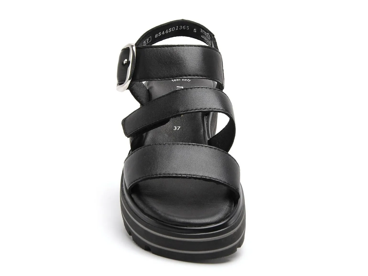 Remonte D3N50 Noir Sandales à Talons Femme
