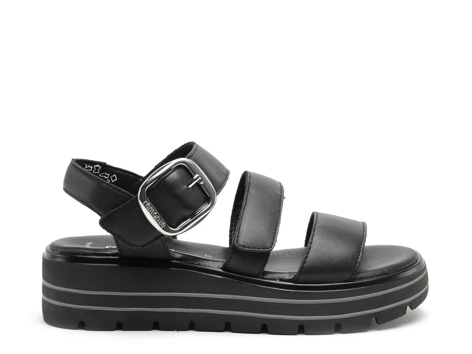 Remonte D3N50 Noir Sandales à Talons Femme