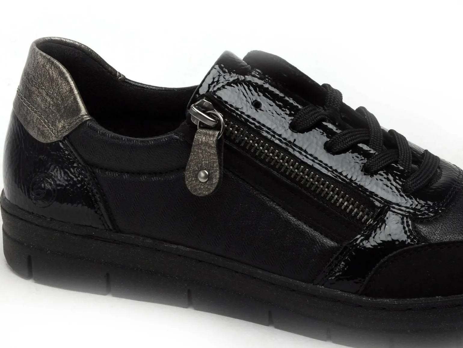 Remonte D5831 Noir Baskets Basses Femme
