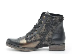 Remonte D4381 Noir Boots et Bottines à Talons Femme