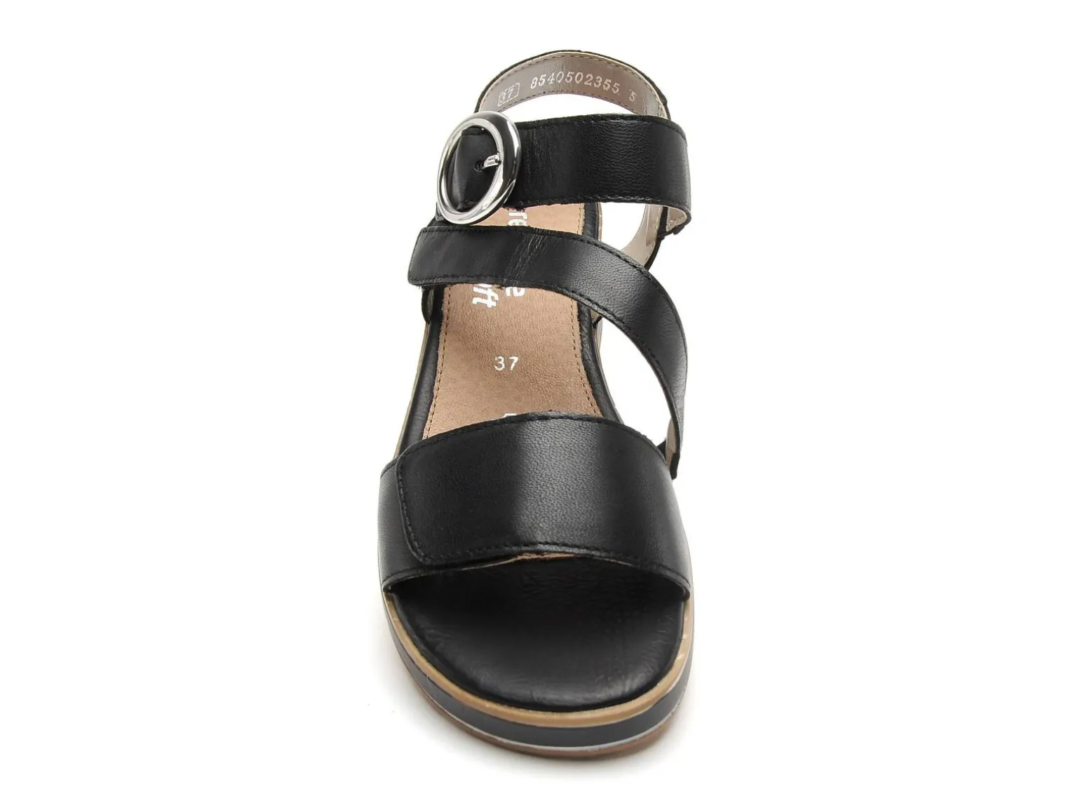 Remonte D6466 Noir Sandales à Talons Femme