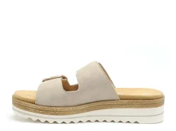 Remonte D0Q66 Beige Mules et Sabots Plats Femme