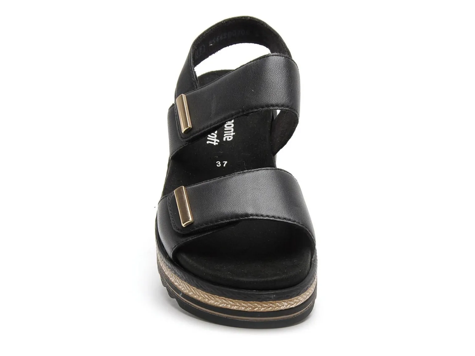 Remonte D0Q59 Noir Sandales Plates Femme