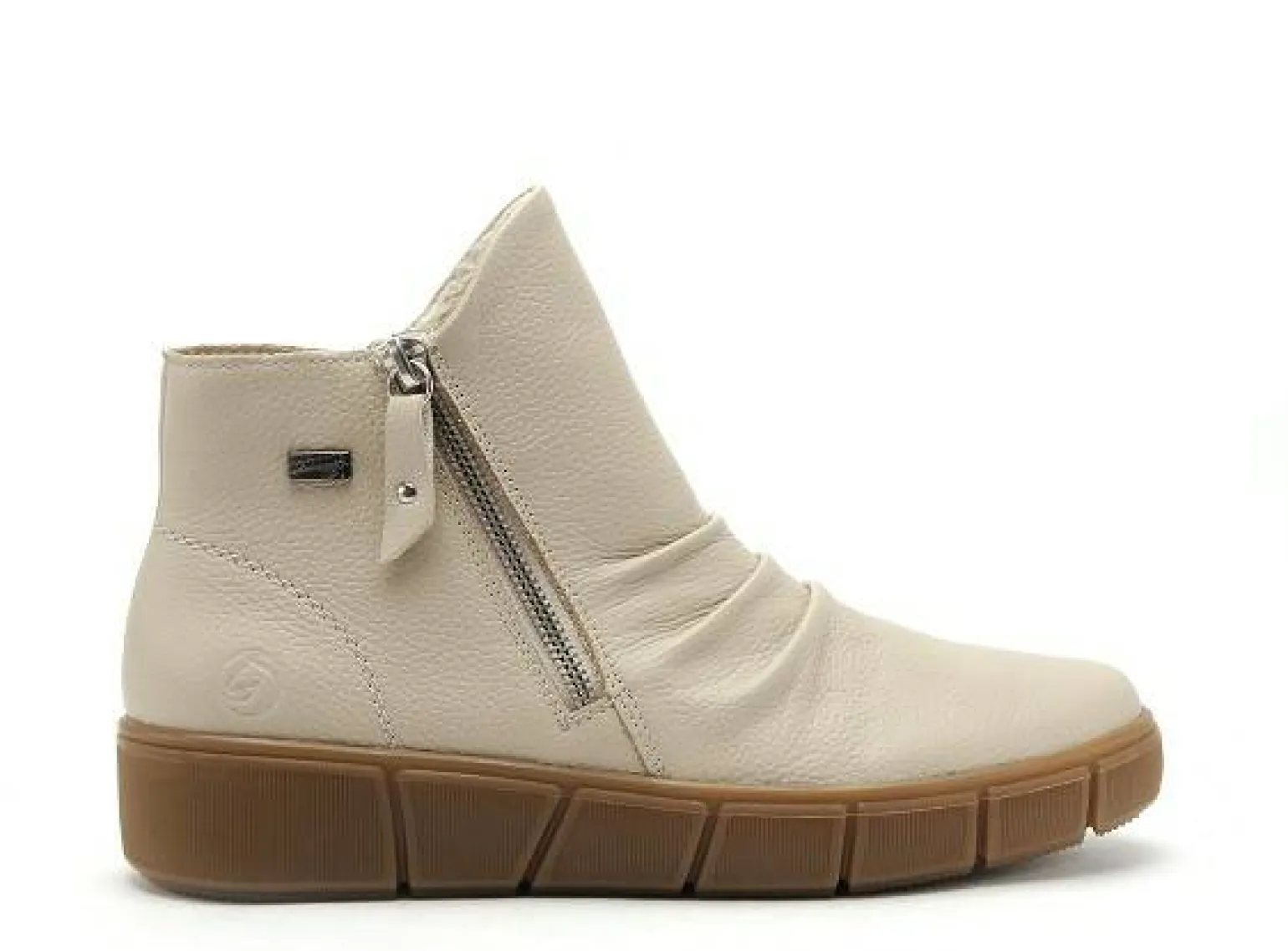 Remonte D1T73 Beige Boots et Bottines Plates Femme
