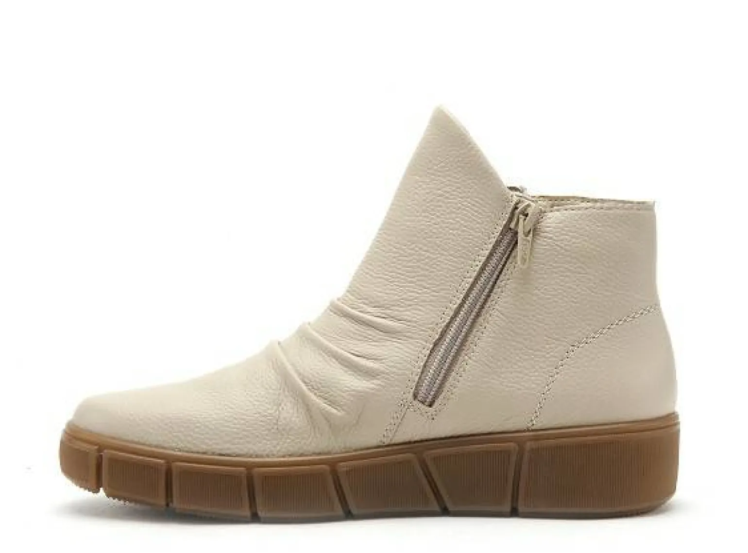 Remonte D1T73 Beige Boots et Bottines Plates Femme