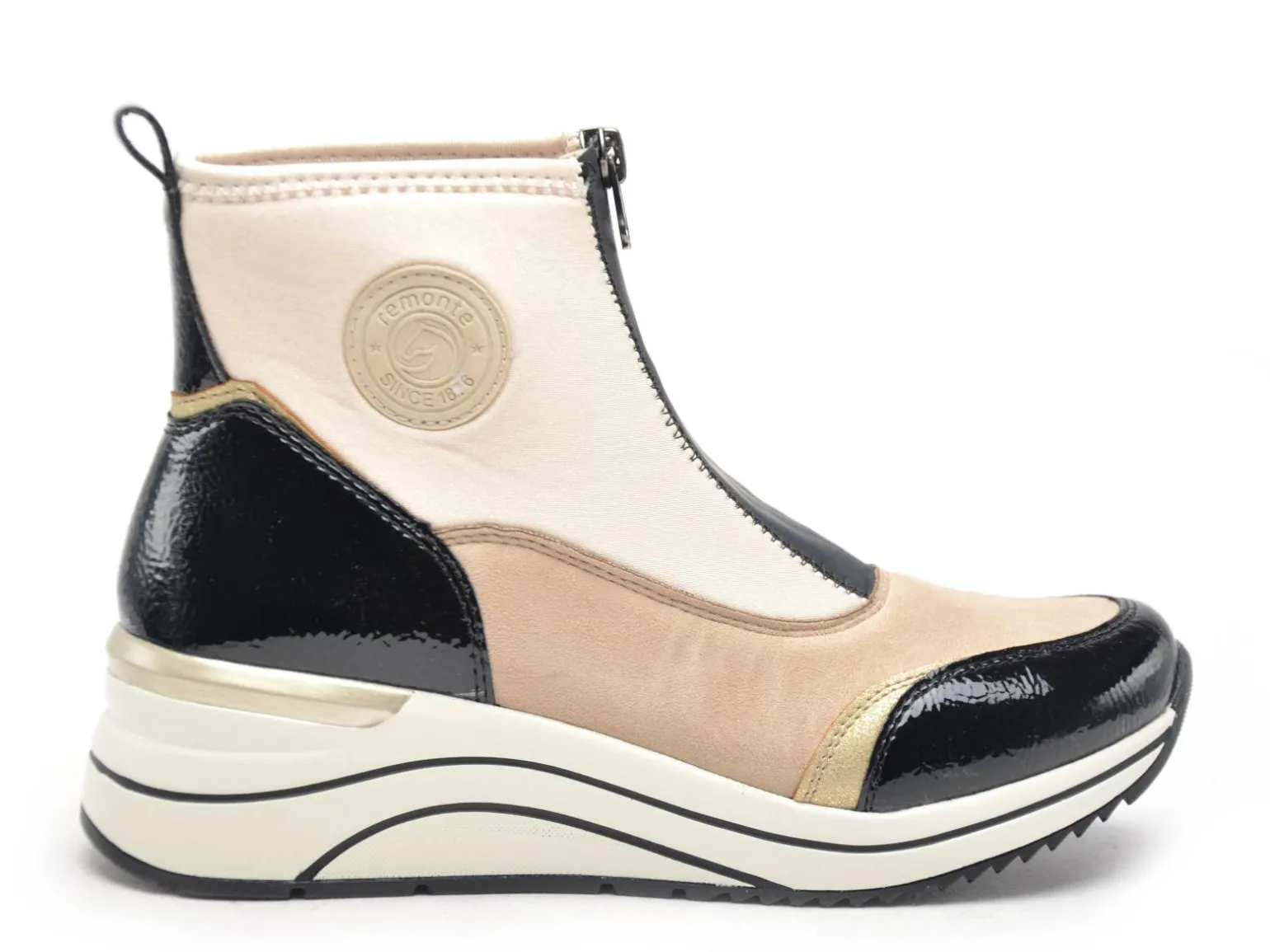 Remonte D0T78 Beige Boots et Bottines à Talons Femme