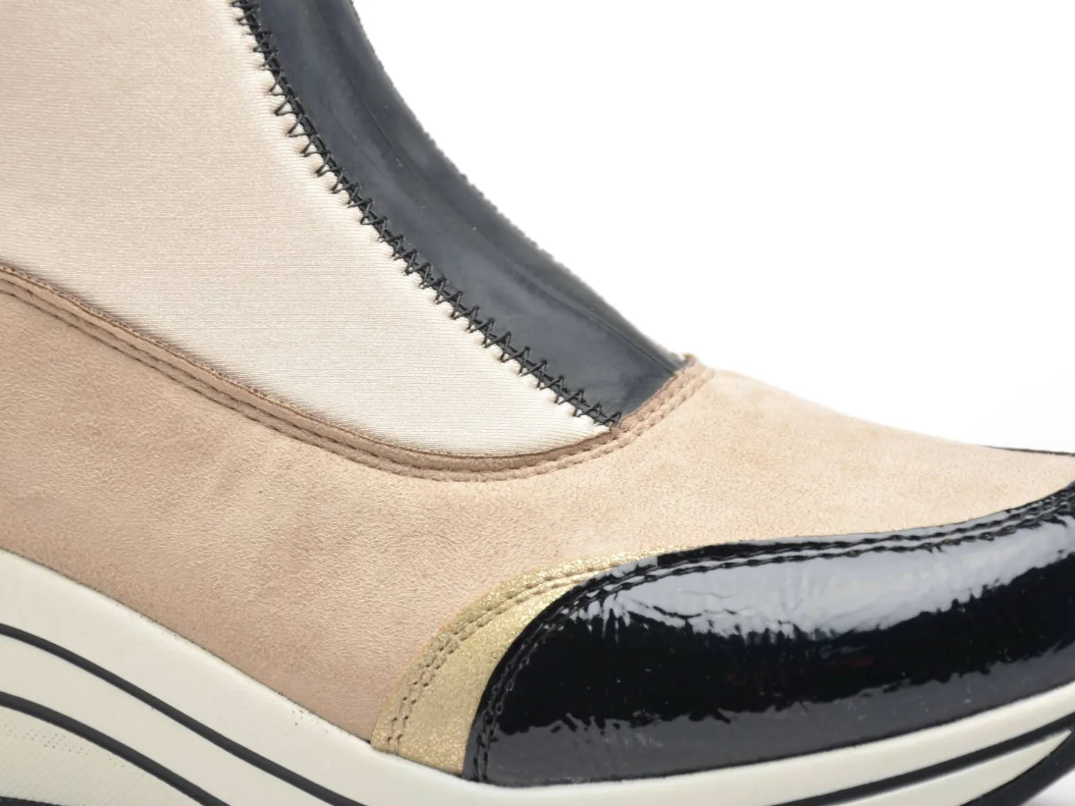 Remonte D0T78 Beige Boots et Bottines à Talons Femme