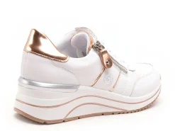Remonte D0T04 Blanc Baskets Basses Femme