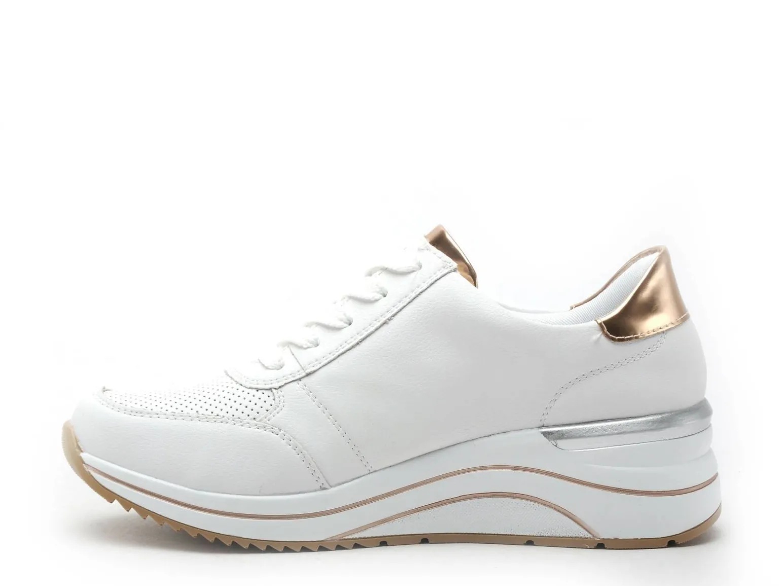 Remonte D0T04 Blanc Baskets Basses Femme