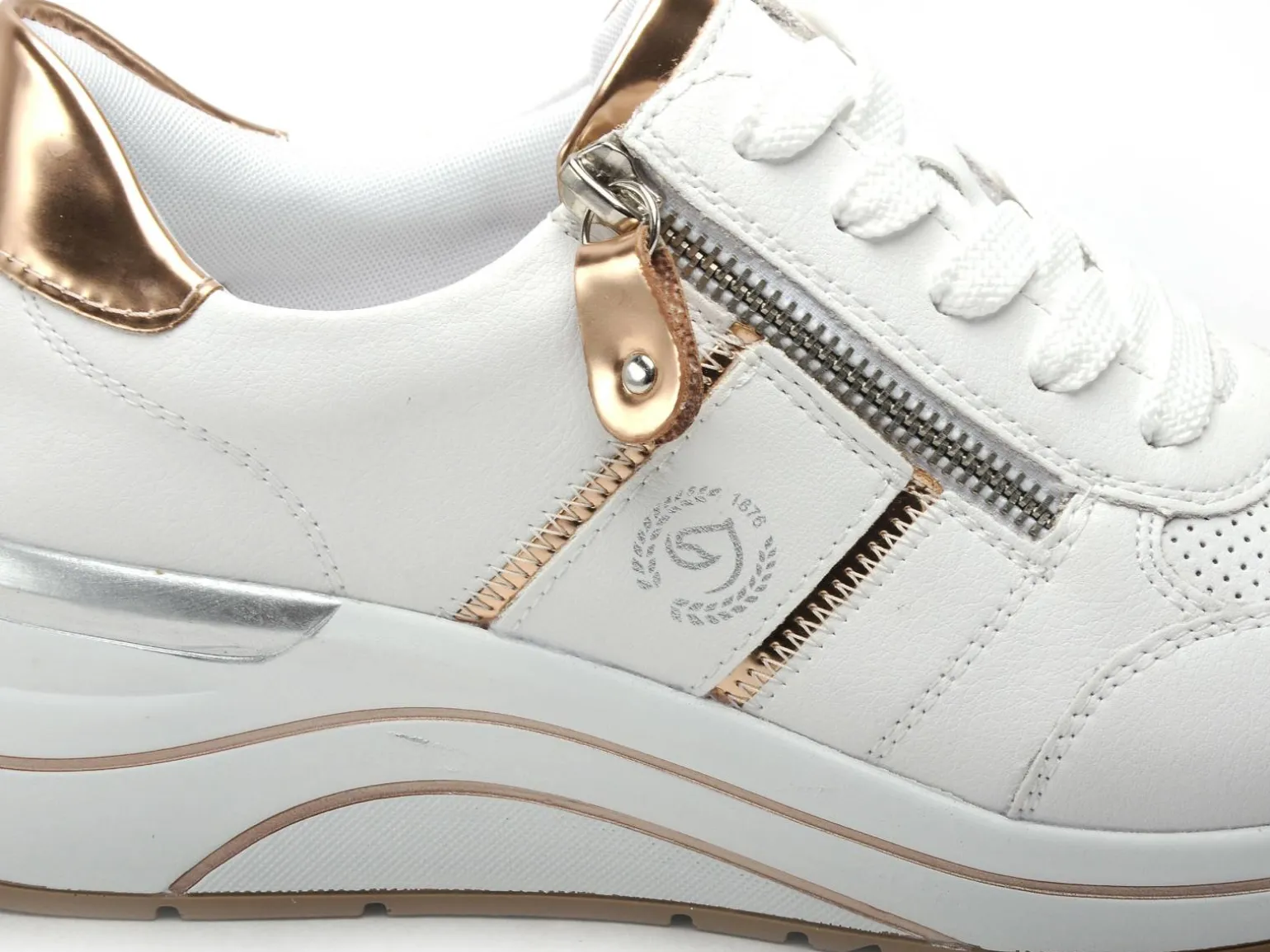 Remonte D0T04 Blanc Baskets Basses Femme
