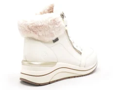Remonte D0T77 Blanc Boots et Bottines à Talons Femme