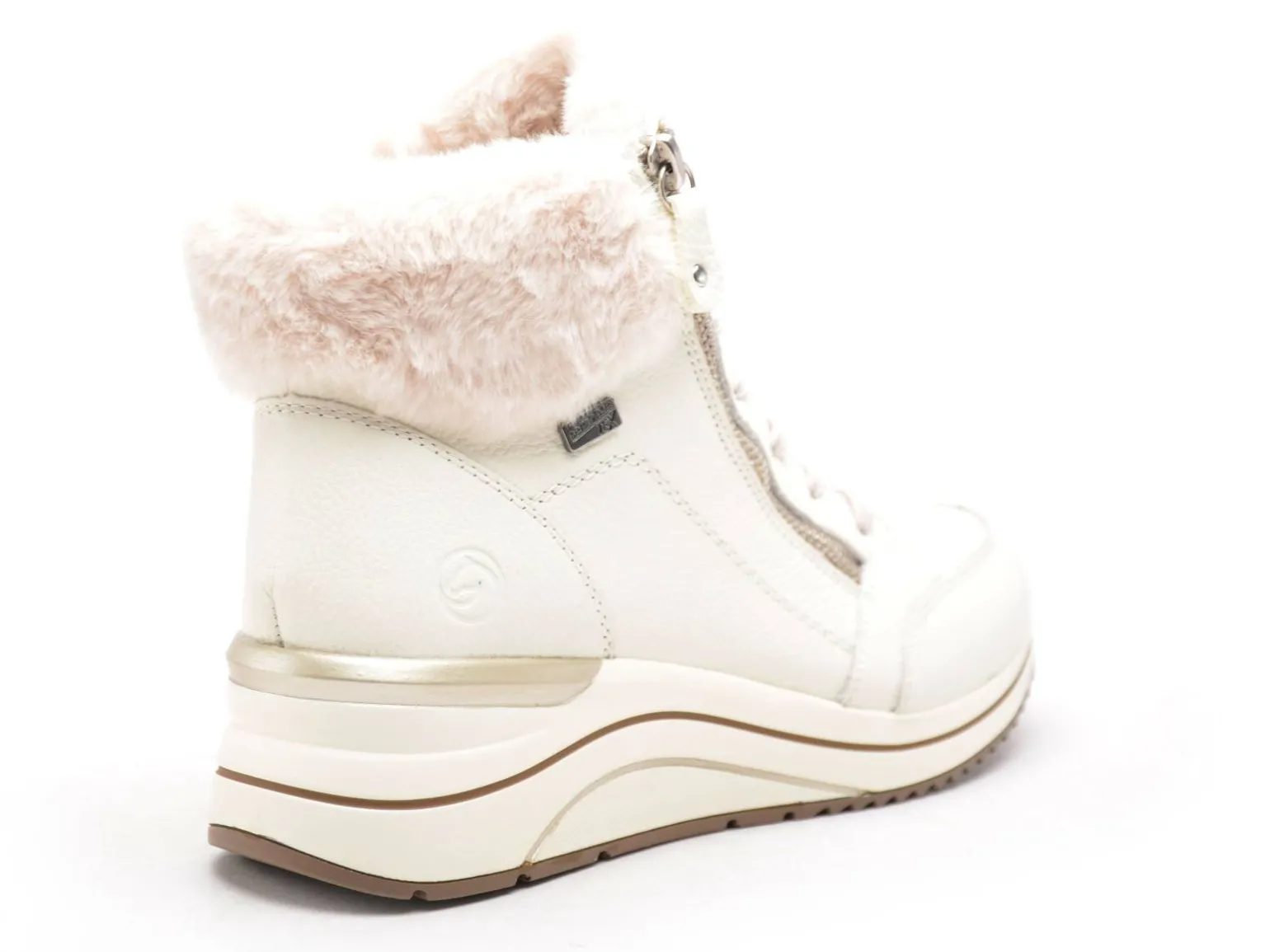 Remonte D0T77 Blanc Boots et Bottines à Talons Femme