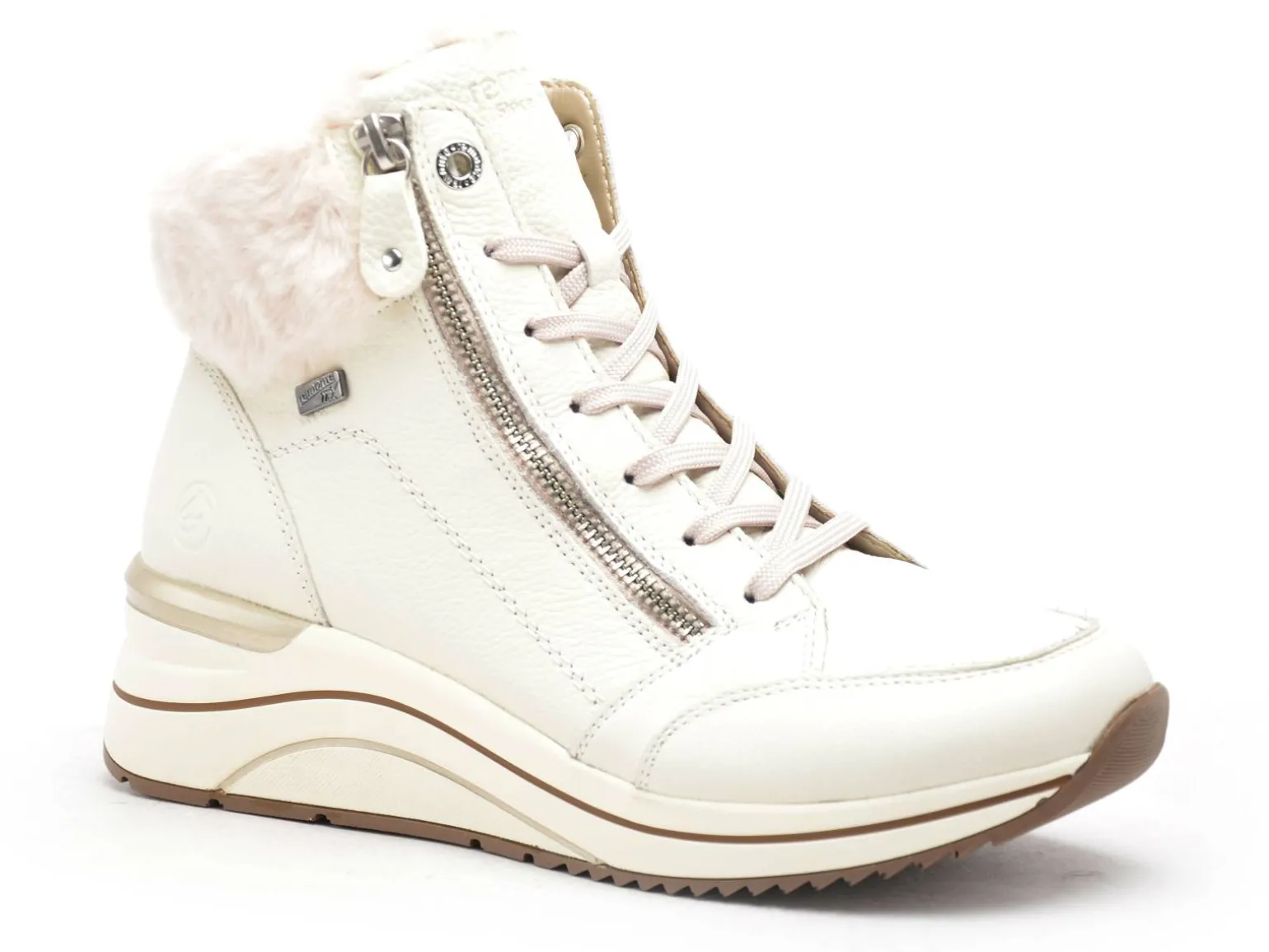 Remonte D0T77 Blanc Boots et Bottines à Talons Femme