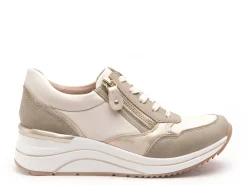 Remonte D0T01 Kaki Baskets Basses Femme