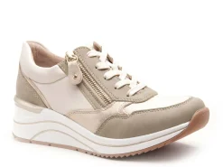Remonte D0T01 Kaki Baskets Basses Femme