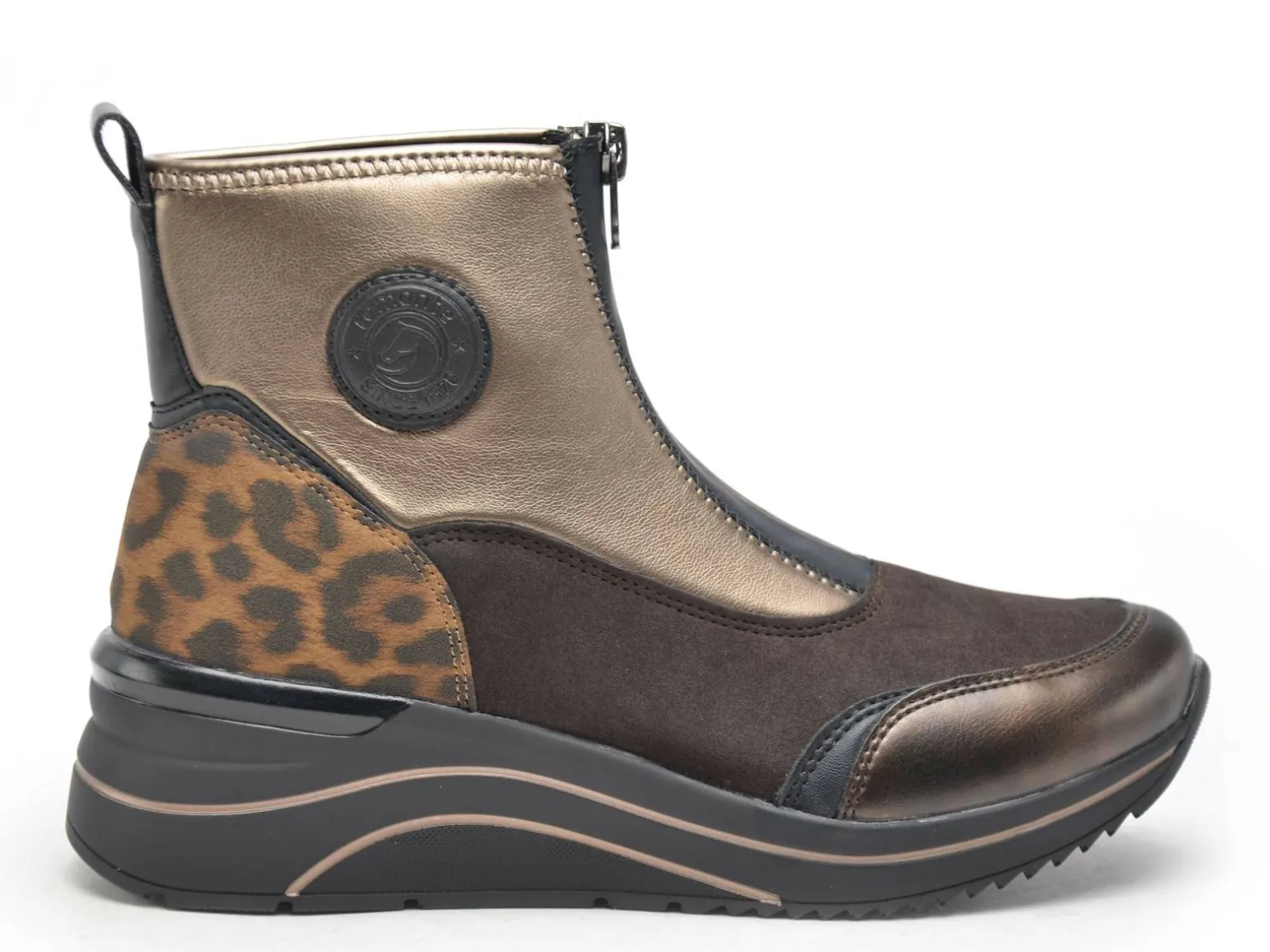 Remonte D0T78 Marron Boots et Bottines à Talons Femme