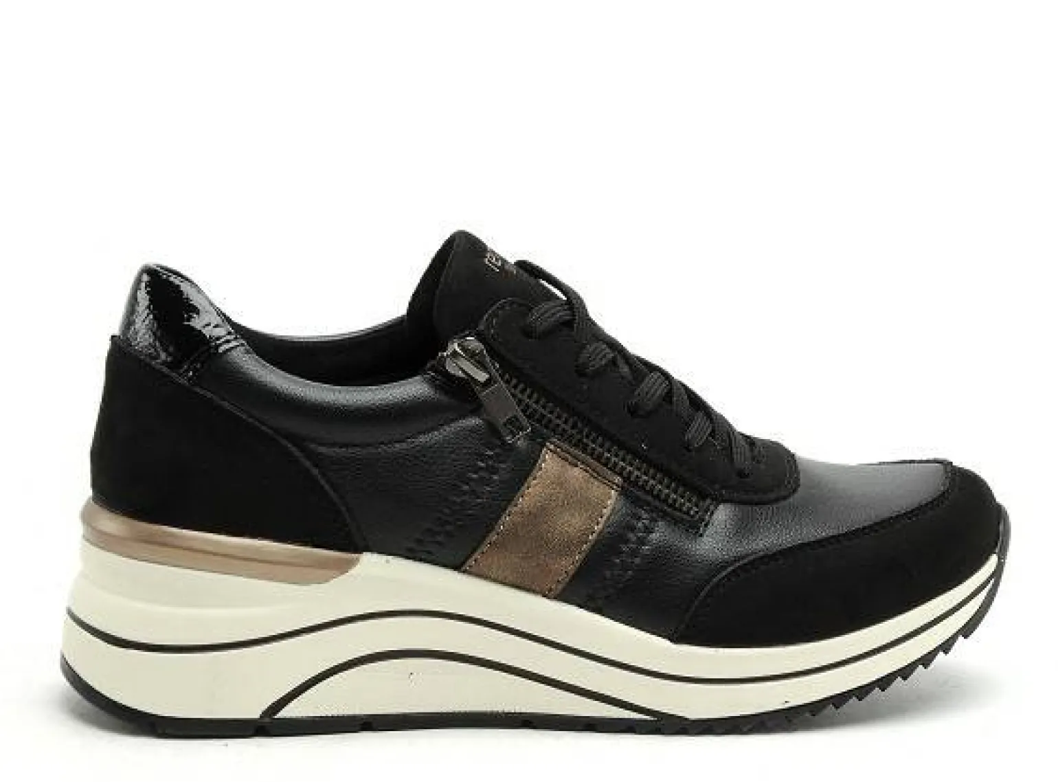 Remonte D0T09 Noir Baskets Basses Femme