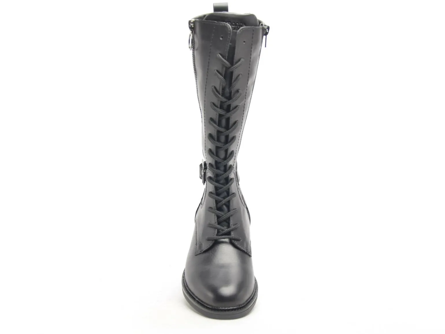 Remonte D2W71 Noir Bottes Plates Femme
