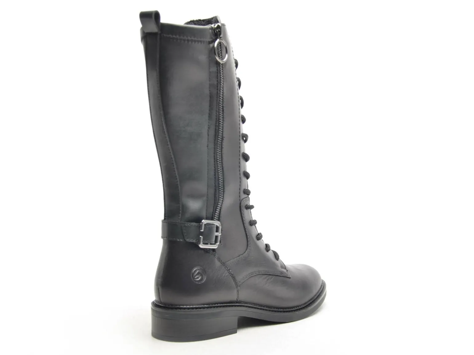 Remonte D2W71 Noir Bottes Plates Femme