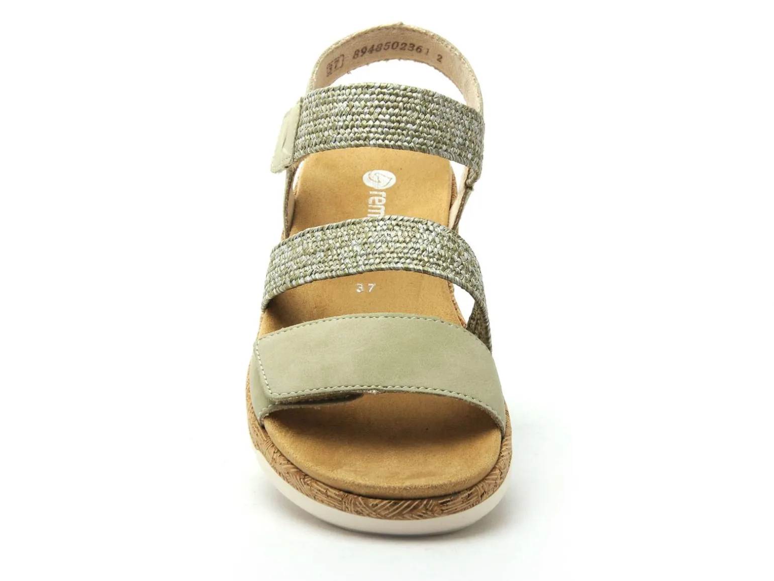 Remonte R6861 Kaki Sandales à Talons Femme