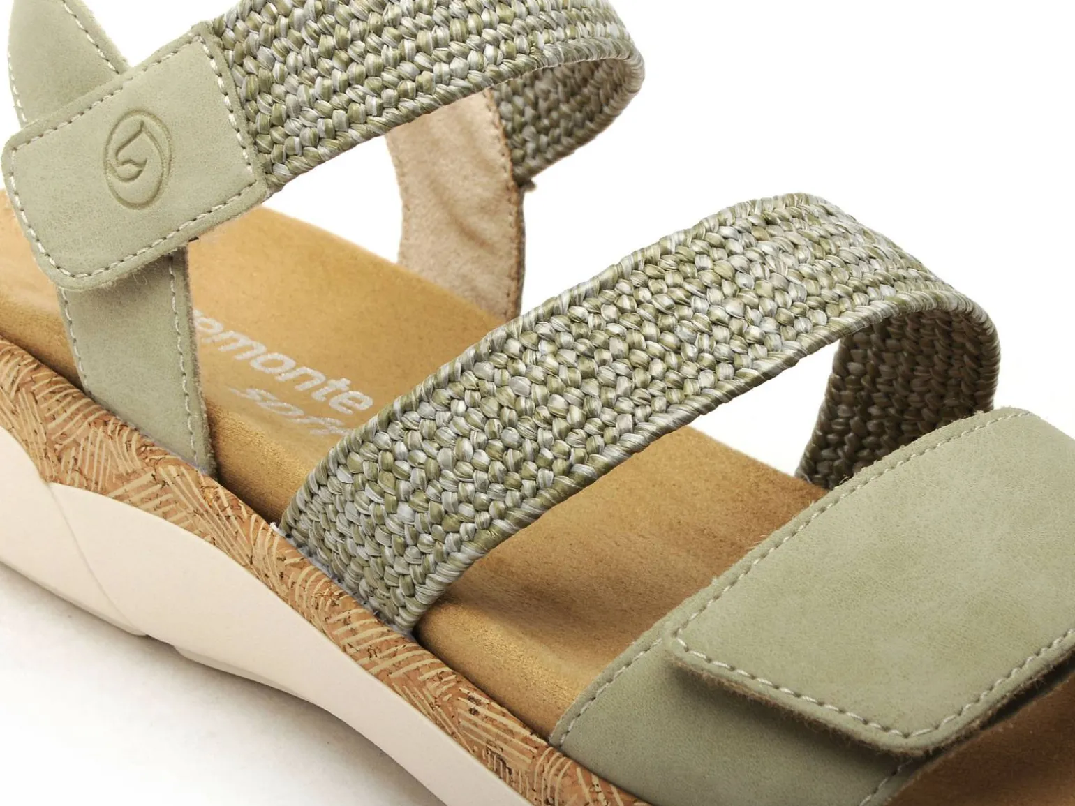 Remonte R6861 Kaki Sandales à Talons Femme