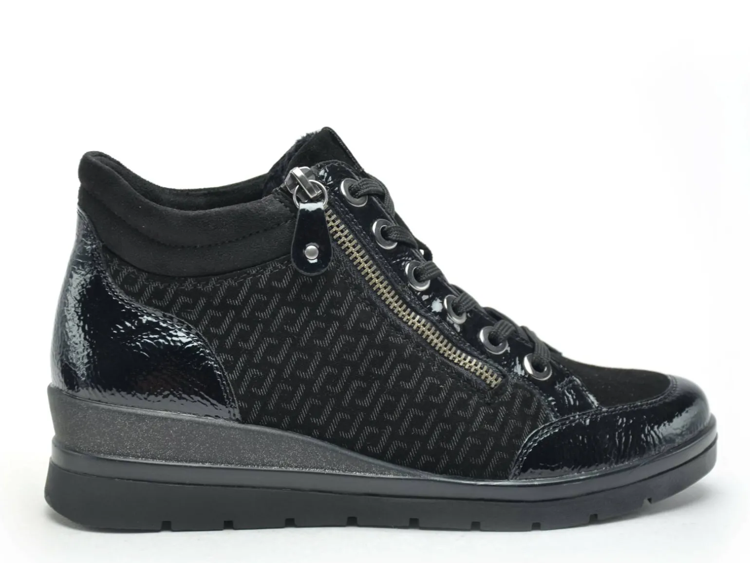 Remonte R0773 Noir Boots et Bottines à Talons Femme