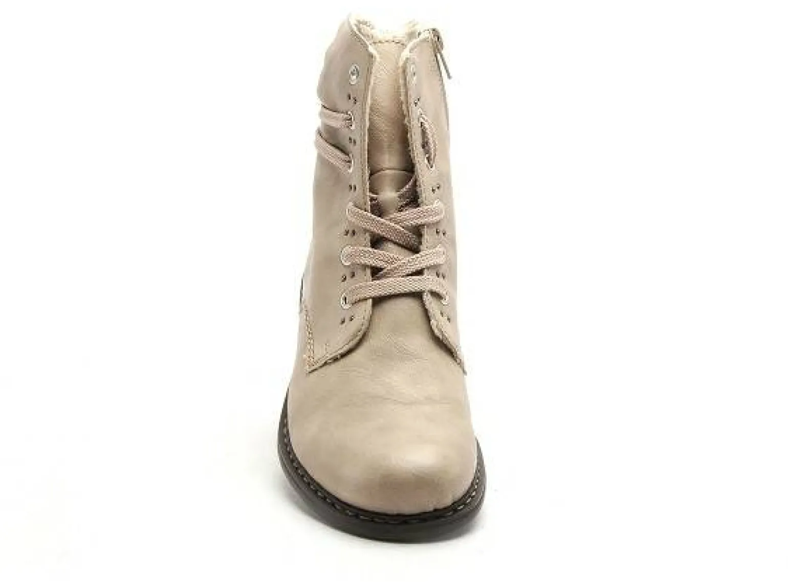 Rieker 71218 Beige Boots et Bottines Plates Femme