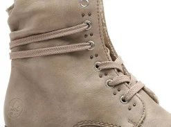 Rieker 71218 Beige Boots et Bottines Plates Femme