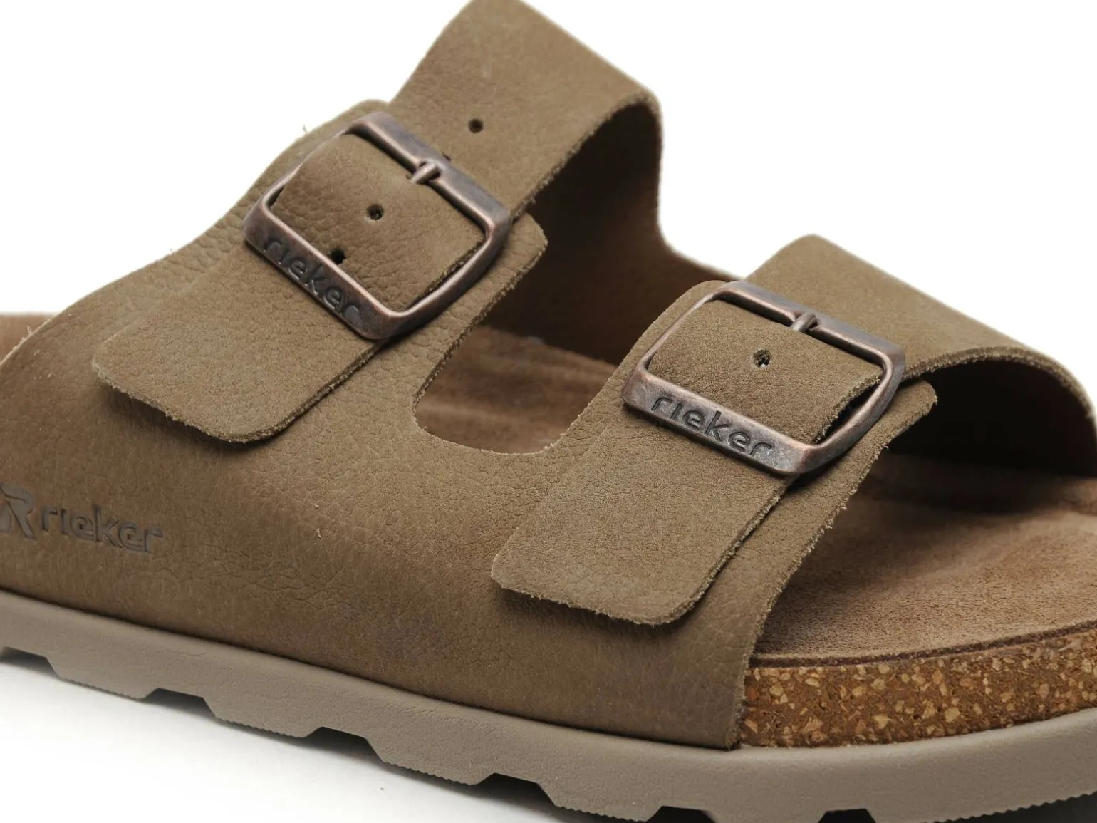 Rieker 21190 Beige Mules Homme