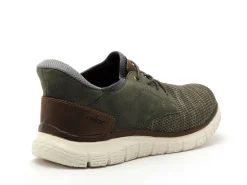 Rieker B6658 Kaki Baskets Basses Homme