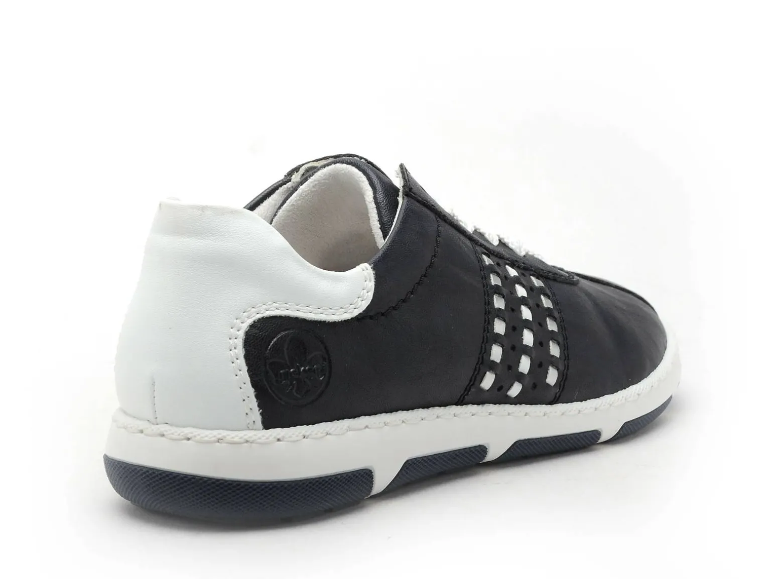 Rieker 42408 Bleu Baskets Basses Femme