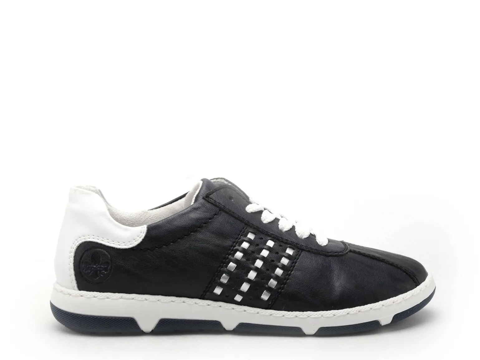 Rieker 42408 Bleu Baskets Basses Femme