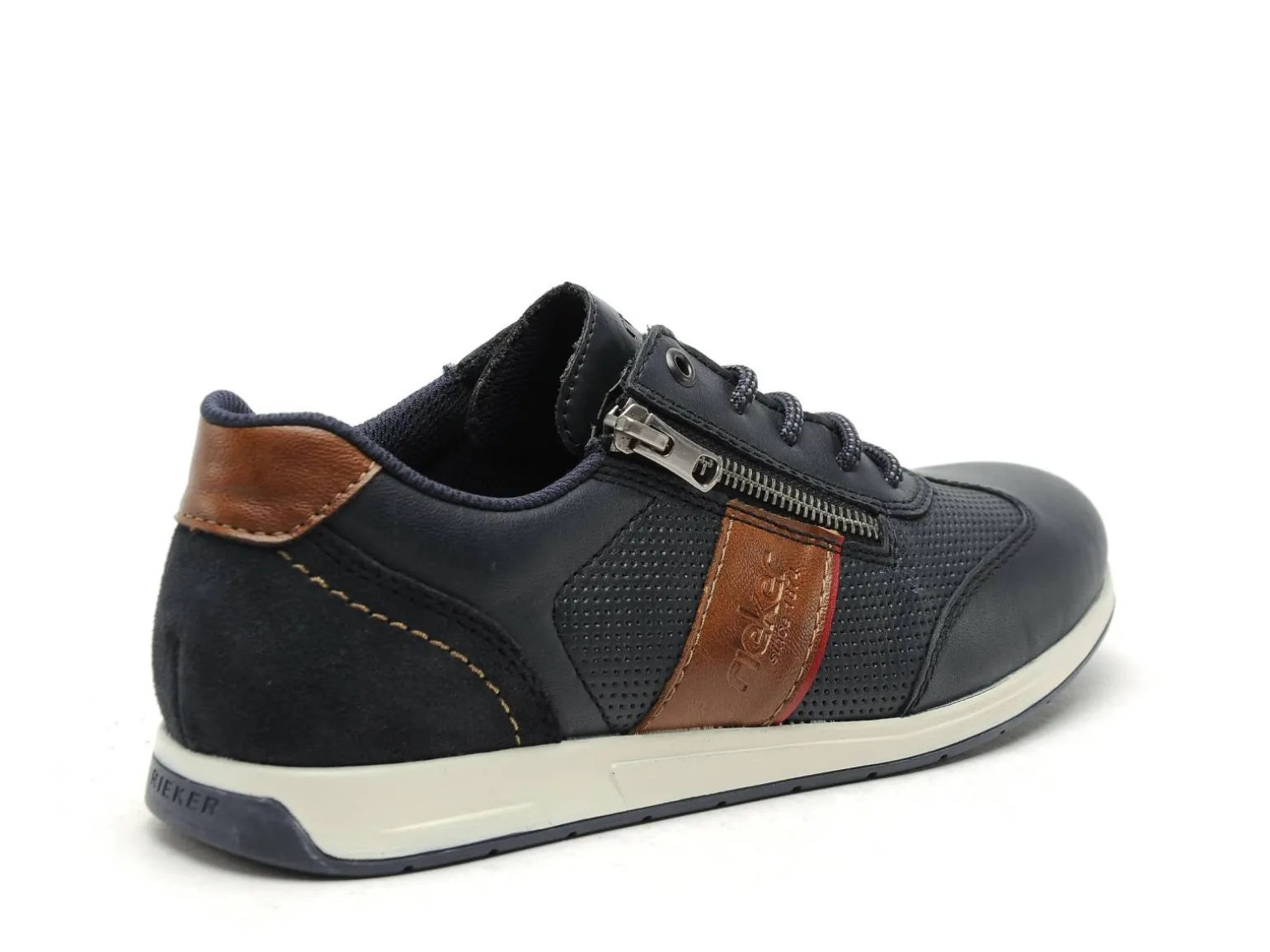 Rieker 11927 Bleu Baskets Basses Homme