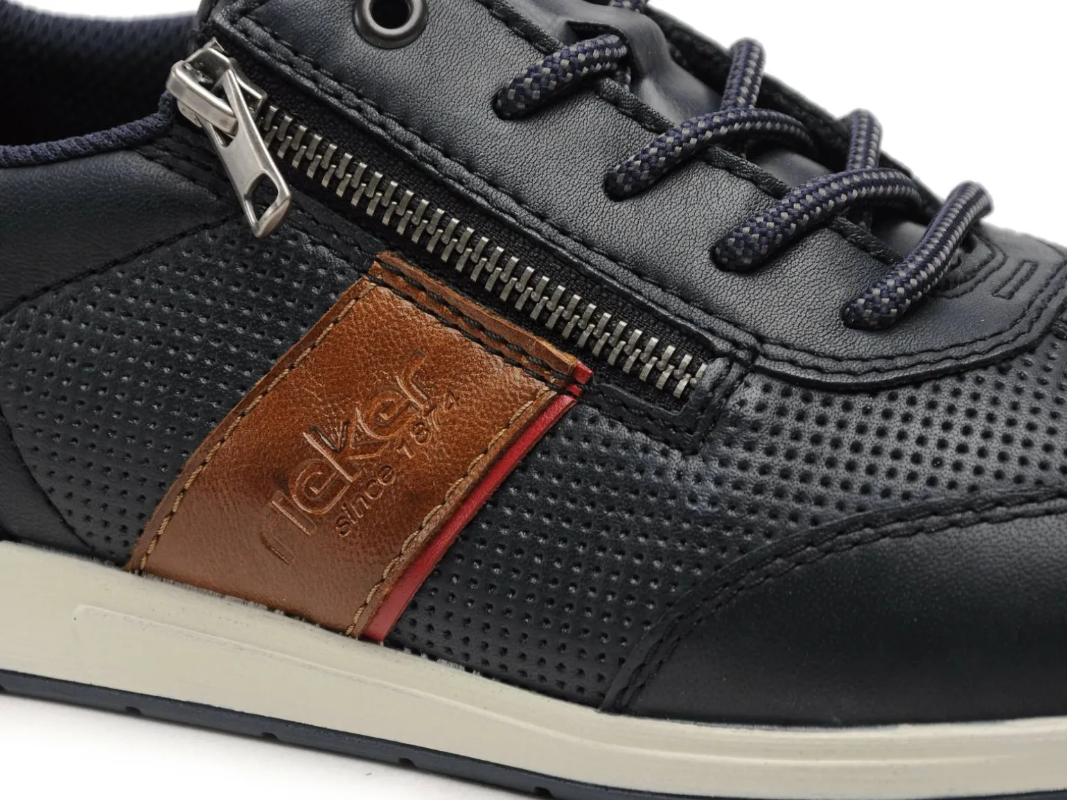 Rieker 11927 Bleu Baskets Basses Homme