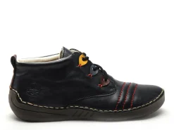Rieker 52509 Bleu Derbies Femme