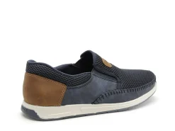 Rieker 11954 Bleu Mocassins Homme