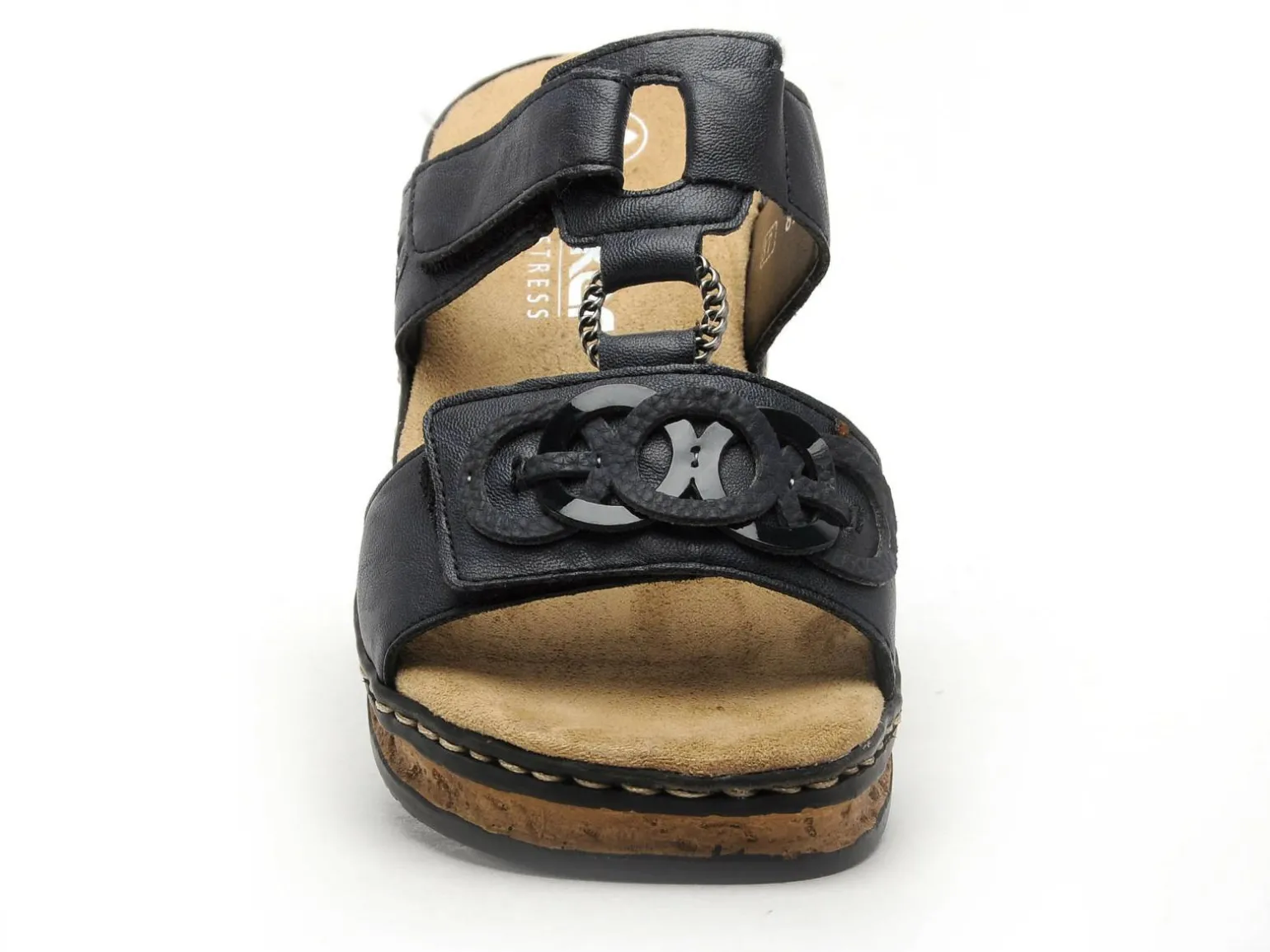 Rieker 62936 Bleu Mules et Sabots à Talons Femme