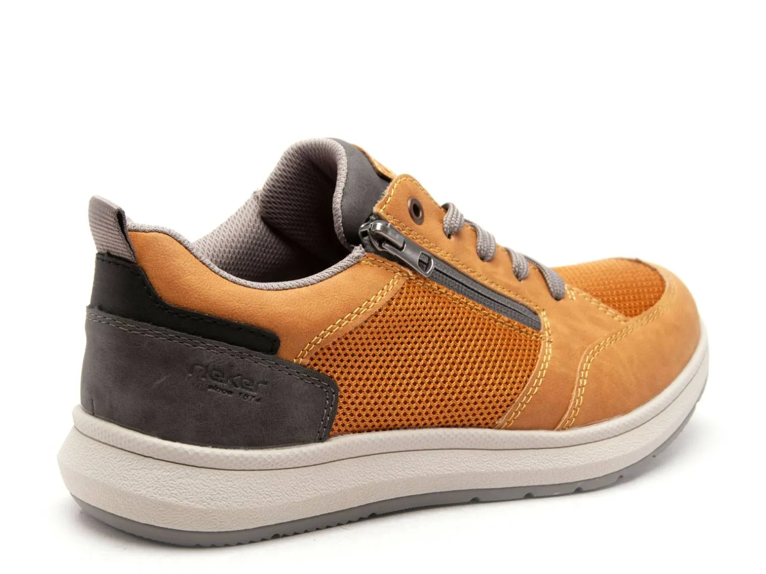 Rieker 16901 Jaune Baskets Basses Homme