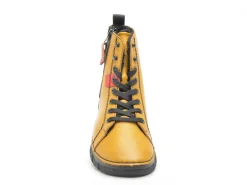 Rieker 55024 Jaune Boots et Bottines Plates Femme