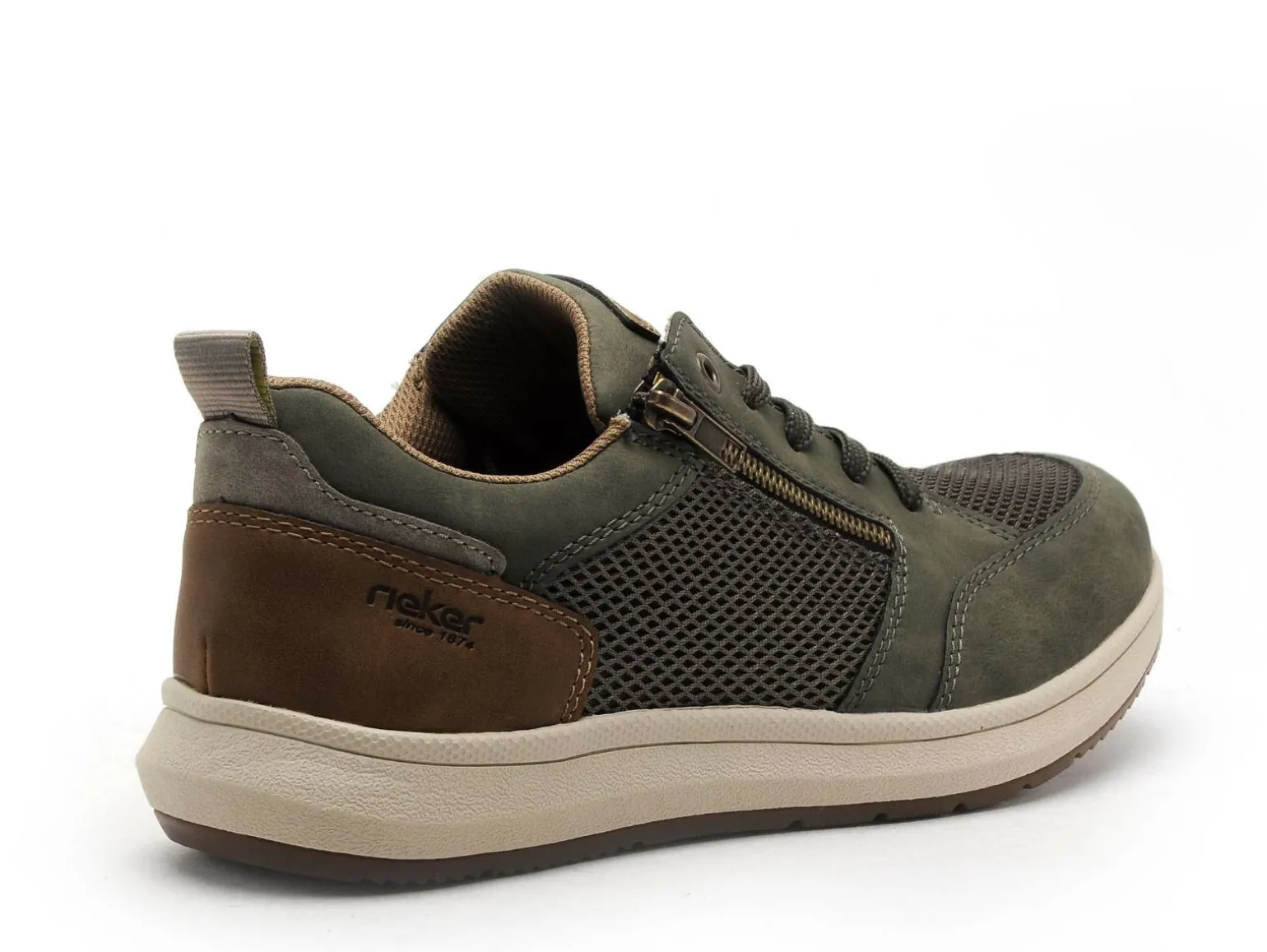 Rieker 16901 Kaki Baskets Basses Homme