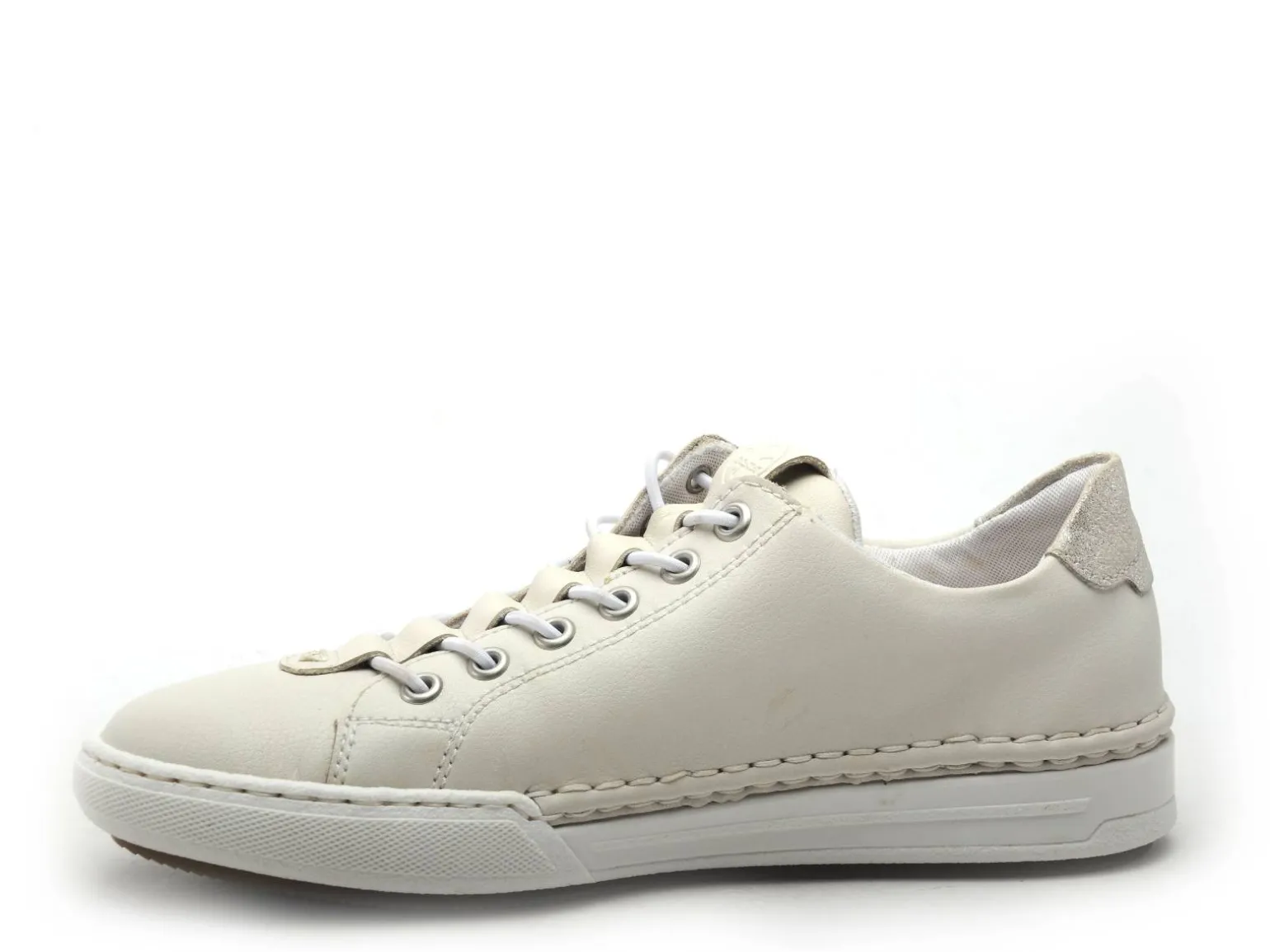 Rieker L7250 Blanc Baskets Basses Femme