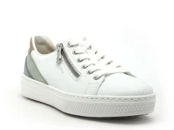 Rieker L5900 Blanc Baskets Basses Femme