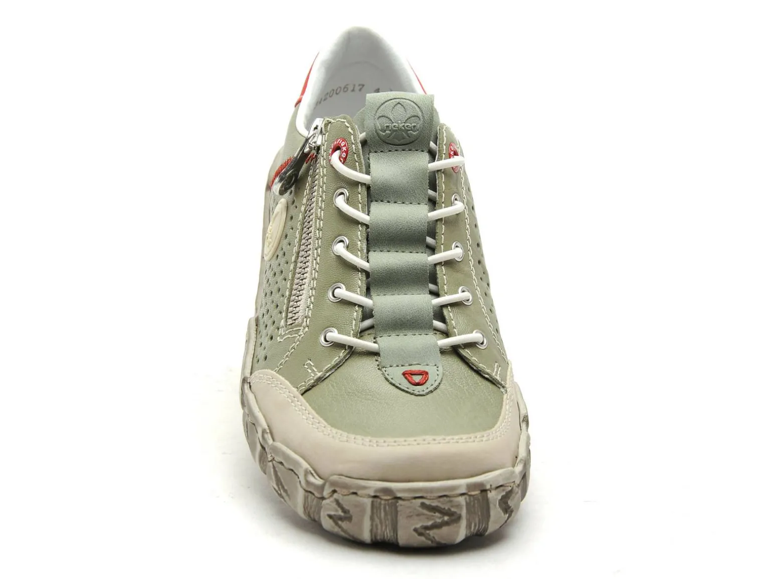 Rieker LO355 Kaki Derbies Femme