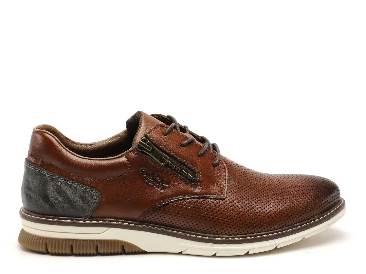 Rieker 14412 Marron Chaussures de Ville Homme