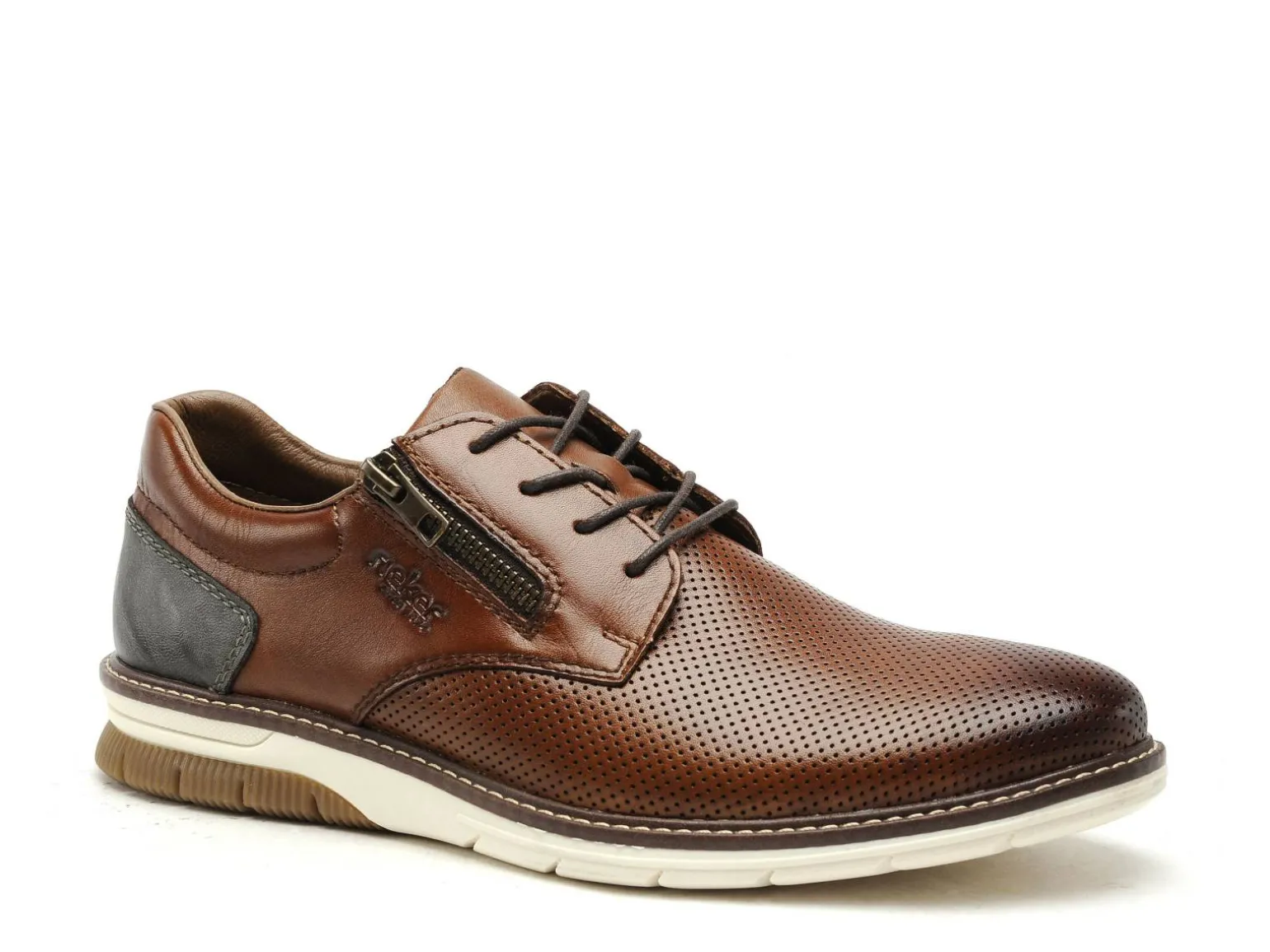 Rieker 14412 Marron Chaussures de Ville Homme